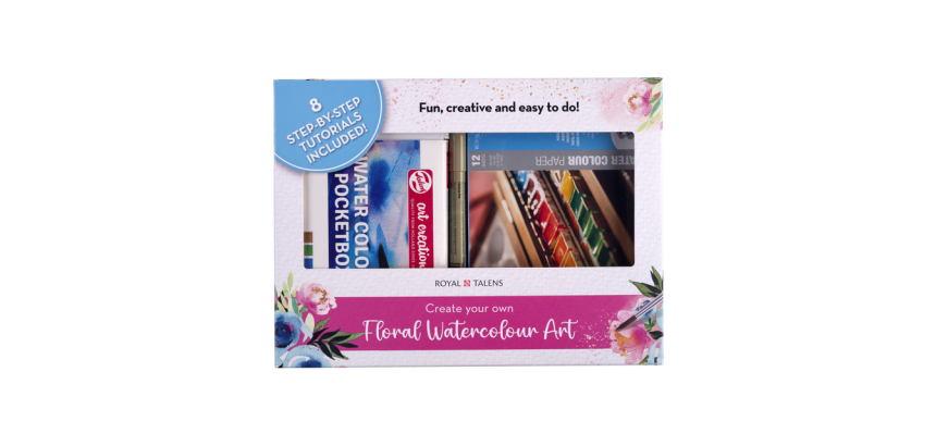 Set peinture aquarelle Talens Art Creation Floral Watercolour Art assorti
