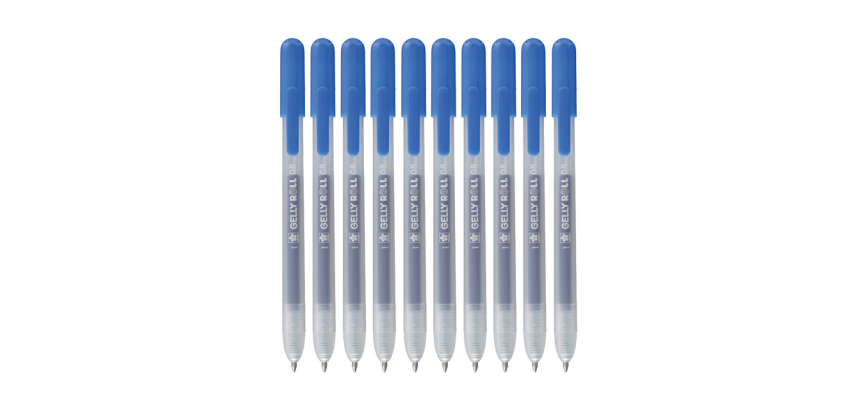 Sakura Gelly Roll Classic 08 Gelstift einziehbar Set 10 Farben Blau