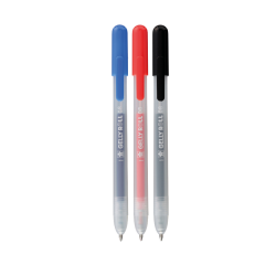 Stylo gel Sakura Gelly Roll Classic 08 rétractable set 3 couleurs
