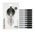 Sakura Gelly Roll Classic 08 Gelstift, einziehbar, Set mit 10 Farben Schwarz.