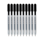 Sakura Gelly Roll Classic 08 Gelstift, einziehbar, Set mit 10 Farben Schwarz.