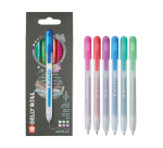 Sakura Gelly Roll Metallic Gelstift 08 einziehbar Set 6 Farben