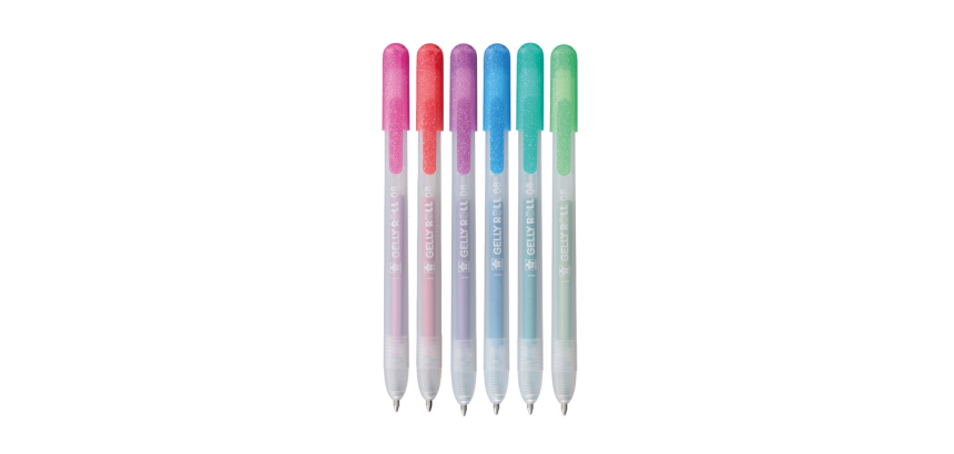 Sakura Gelly Roll Metallic Gelstift 08 einziehbar Set 6 Farben