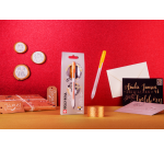 Stylo gel Sakura Gelly Roll Spécial 08 rétractable set 6 couleurs