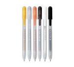 Stylo gel Sakura Gelly Roll Spécial 08 rétractable set 6 couleurs