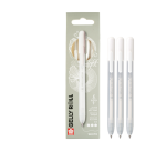 Sakura Gelly Roll Classic 08 Retractable Gel Pen Set 3 Colors White