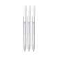 Stylo gel Sakura Gelly Roll Classic 08 rétractable set 3 couleurs blanc