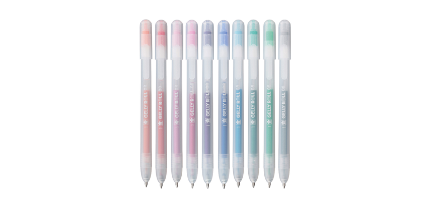 Sakura Gelly Roll Stardust Gel Pen 08 Retractable Set 10 Colors