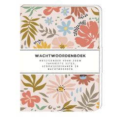 Carnet mots de passe Interstat couverture souple 120x160mm 144 feuilles Soft Floral