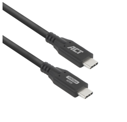 ACT Câble USB 3.0 10Gbps 60W USB Type-C, 1 mètre