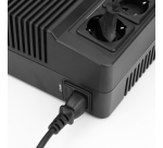 Câble d'alimentation ACT CEE 7/7 mâle - C13 noir 2,5m