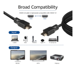 ACT HS v2.0 HDMI-A male - HDMI-A male cable (AWG30) 1m