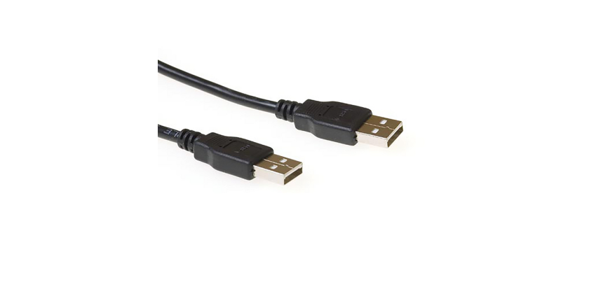 ACT USB 2.0 M-M Cable black 2m