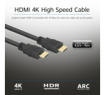 Kabel ACT HDMI ETH4K M/M zwart 2 meter