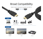 Kabel ACT HDMI ETH4K M/M zwart 2 meter