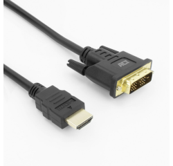Adapterkabel ACT HDMI-A male naar DVI-D male 1 meter