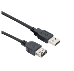 Câble ACT USB 2.0 A mâle - USB A femelle noir 0,5m