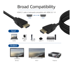 Kabel ACT HDMI ETH8K M/M zwart 2 meter