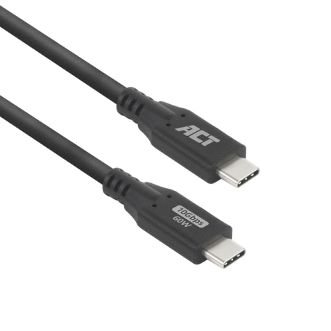 Câble ACT USB-C 3.2 GEN.2 M/M noir 2m