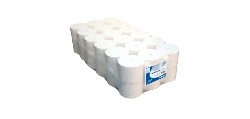 Toiletpapier Coreless 2-laags 104m wit