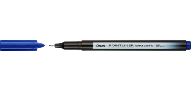 Fineliner Pentel Pointliner S40-C fijn blauw