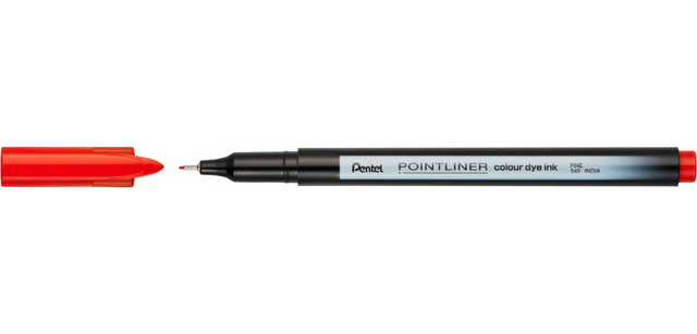 Pentel Pointliner Fineliner S40-B Red Fine