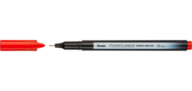 Pentel Pointliner Fineliner S40-B Red Fine