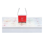 Gouache HIMI 56 couleurs 30g inclus néon et métallisé boîte de rangement blanche