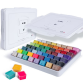 Gouache HIMI 56 couleurs 30g inclus néon et métallisé boîte de rangement blanche
