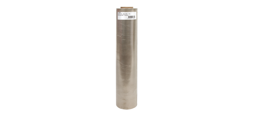Wikkelfolie IEZZY 500mmx300m 17mu 100% recycled (PCR) transparant