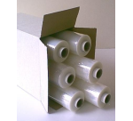 Wikkelfolie IEZZY 500mmx300m 17mu 100% recycled (PCR) transparant