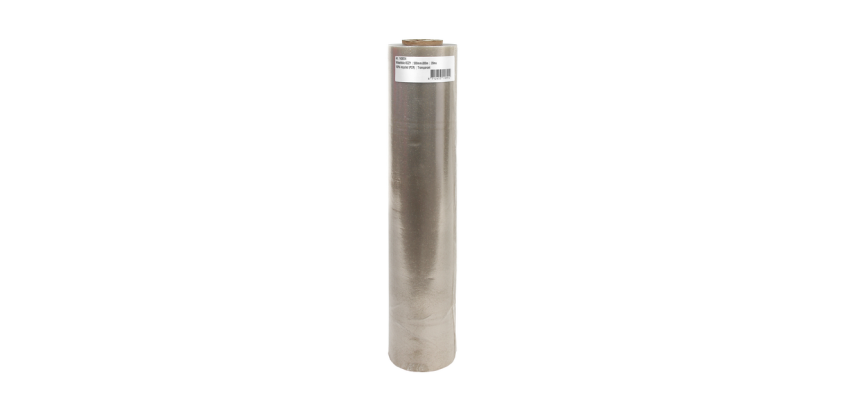 Verpackungsfolie IEZZY 500mx300m 20mu 100% recycelt (PCR) transparent