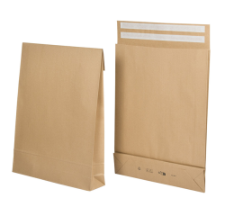 Enveloppe E-Commerce IEZZY 350x450x120+100mm avec fermeture retour brun 200 pièces