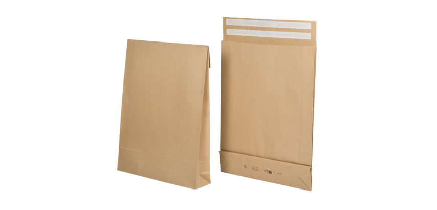 IEZZY E-Commerce Envelope 450x570x100+95mm with return closure brown 100 pieces