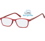 Lunettes de lecture Montana filtre lumière bleue +3.00 dpt rouge