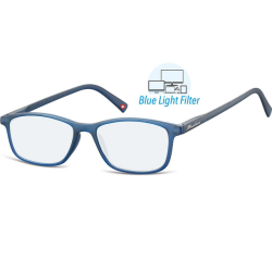 Lunettes de lecture Montana filtre lumière bleue +3.00 dpt bleu