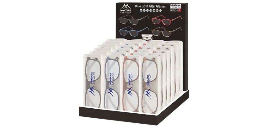 Lunettes de lecture Montana filtre lumière bleue assorti