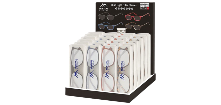 Lunettes de lecture Montana filtre lumière bleue assorti
