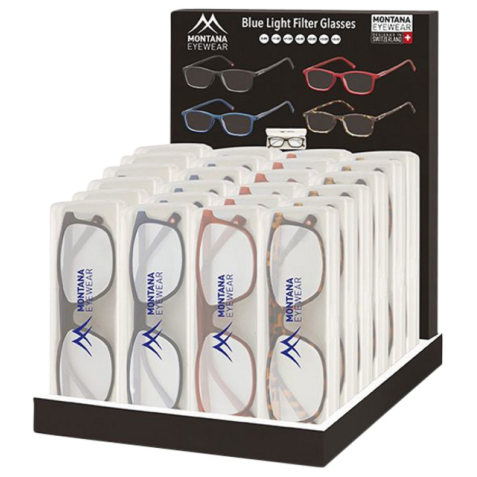 Lunettes de lecture Montana filtre lumière bleue assorti