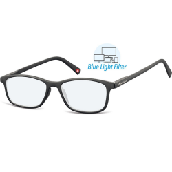 Lunettes de lecture Montana filtre lumière bleue +2.50 dpt noir