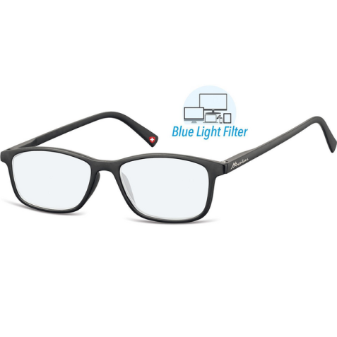 Lunettes de lecture Montana filtre lumière bleue +2.50 dpt noir