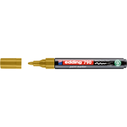 Marqueur peinture edding 790 à base d'alcool 2-3mm or