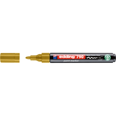 Marqueur peinture edding 790 à base d'alcool 2-3mm or
