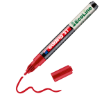 Paintmarker edding 51 EcoLine op waterbasis 1-2mm rood