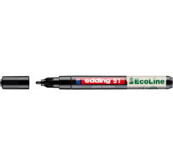 Paintmarker edding 51 EcoLine op waterbasis 1-2mm zwart