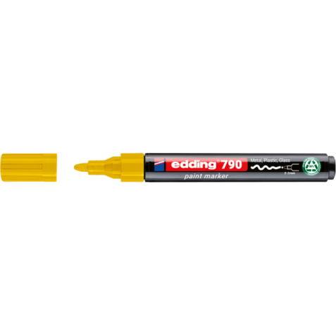 Marqueur peinture edding 790 à base d'alcool 2-3mm jaune