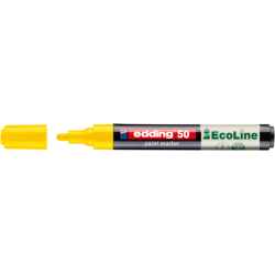 Marqueur peinture edding 50 EcoLine à base d'eau 2-3mm jaune