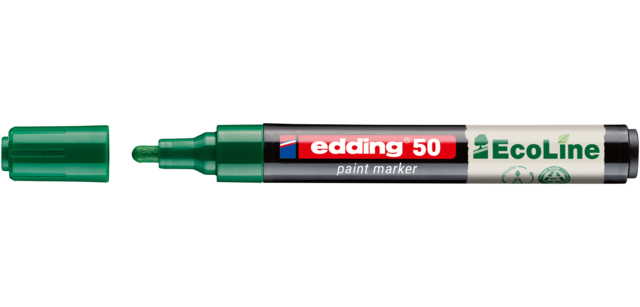 Water-based edding 50 EcoLine paint marker 2-3mm green