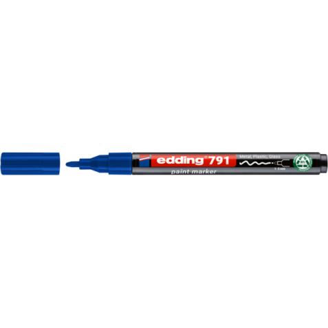 Marqueur peinture edding 791 à base d'alcool 1-2mm bleu