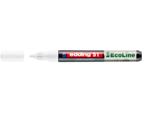 Paintmarker edding 51 EcoLine op waterbasis 1-2mm wit